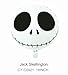 CYMYLAR Jack Foil Balloon White Skull Balloon Halloween Happy Birthday Party Supplies Nightmare For Christmas 18inch （6pcs）