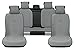 Sojoy Universal Fit Full Set Car Seat Covers and Cushions Four Seasons(Checked Black & White)