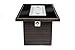 Outland Fire Table Tempered Glass Lid Insert for Series 401/403 Outdoor Propane Fire Pit Tables, Rectangular 29-Inch x 13-Inch x 5/16-Inch – Includes Bracket Set for Horizontal Interior Slide Storage