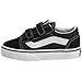 Vans Kids' Old Skool V-K, Black, 4 M US Toddler