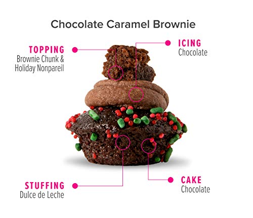 Baked by Melissa Christmas Cupcakes Collection - Christmas Cheer - Assorted Bite-Size Cupcakes (25 Cupcakes)