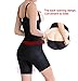 ieasysexy Women Waist Trainer Underbust Corset Thigh Reducer Bodysuit Shapewear Black