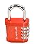Lumintrail Combination Padlock w/ 4' Braided Steel Security Cable - 4 digit lock 1