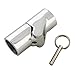 UP100® Marine Stainless Steel 1 inch Boat Rail Fittings Folding Swivel Tube Pipe Connector