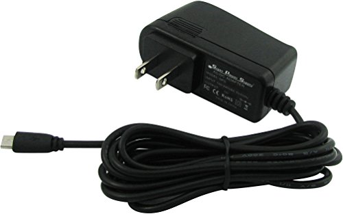 Super Power Supply AC / DC Adapter Charger 2 Meter (6.5ft) Cord for Tablet Google Nexus 10, Google Nexus 7, Most Smartphone Universal Travel Wall microUSB Barrel Plug