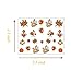 TailaiMei Thanksgiving Nail Decals Stickers, 20 Sheets Autumn Fall Leaves Self-Adhesive and Water Transfer Set - DIY Nail Art Tip Include Turkey/Maple/Pumpkin