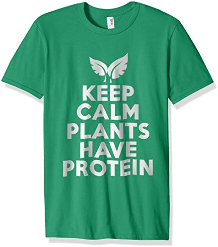 Keep Calm Plants Have Protein | Vegan Vegetarian T-Shirt