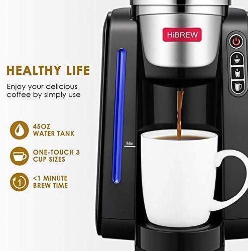 Busirsiz Kaffee-Maschine, Kaffeemaschine K-Cup Brewer, einzige Tasse Kaffee, Kapsel Kaffeemaschine, Vollautomatische… – Bild 3