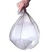 Small Garbage Bags 3-4 Gallon Clear Kitchen Trash Bags, 110 Counts，Durable Multipurpose Everyday Use Trash Liners for Bathroom, Bedroom, Home, Office, Car,Trash Cans and Garbage Bins（Silver）
