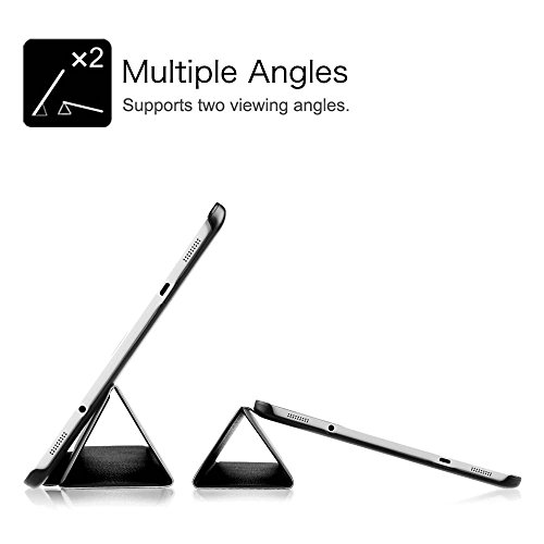 Fintie Samsung Galaxy Tab S2 9.7 Smart Shell Case - Ultra Slim Lightweight Stand Cover with Auto Sleep/Wake Feature for Samsung Galaxy Tab S2 9.7 Inch Tablet, Black