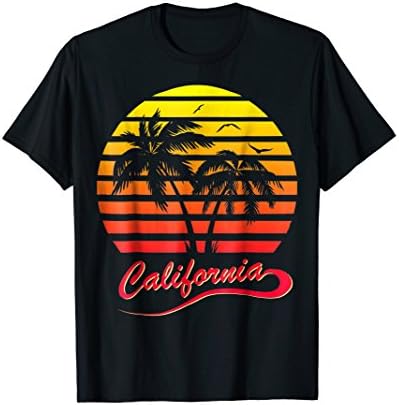 California 80s Sunset T-Shirt