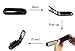 Louise Maelys 4pcs Colorful Portable Folding Hair Brush with Mirror Compact Pocket Comb for Travel Gift Idea