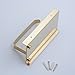 Beelee SUS 304 Stainless Steel Wall Mount Toilet Paper Holder, SUS304 Stainless Steel Bathroom Tissue Holder with Mobile Phone Storage Shelf, Golden