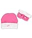 Nike Baby Girls' Infant Hat & Booties - Pink/White, 0-6 Months