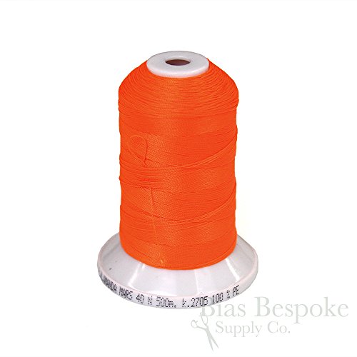 MARS 40 Luminous and Strong All-Purpose Thread, Safety Orange (Neon), 546 Yard Spool