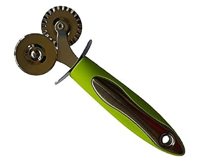 Pastry Wheel, Stainless Steel Ravioli Cutter Double Pastry Wheel for Kitchen Restaurant