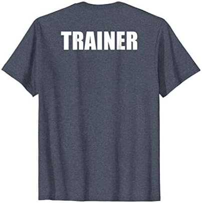 Trainer T-Shirt Written on Back