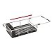 mDesign Modern Expandable Adjustable Over-Sink Dish Drainer - Kitchen Organizing Center - Drain and Dry Wine Glasses, Silverware, Bowls and Dishes - Aluminum - Silver/Smoke Gray