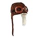 CELLTEKAdorable Pilot Aviator Warm Hat Beanie Plush Cap Baby Toddler Aviator hat Brown