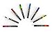 Liquid Chalk Markers - Set of 10 Reversible Tip Paint Pens Vivid Bright Neon Colors and White , 6mm Dual Tip