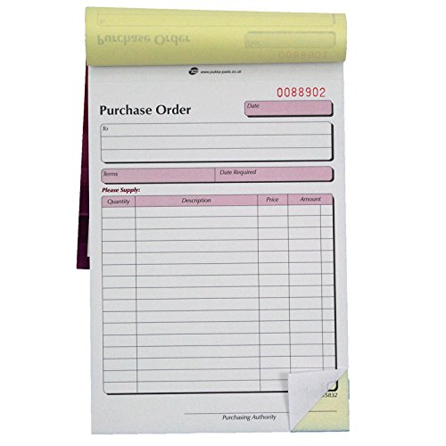 Pukka Pad, NCR Duplicate Purchase Order Book 137 x 203mm - Box of 25