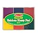 Melissa & Doug Rainbow Stamp Pad, Arts & Crafts, Multicolored Inkpad, Washable Ink, 6 Bright Colors, 6.5" H x 4.95" W x 0.8" L primary