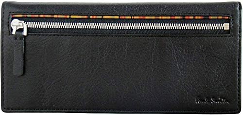 ポールスミス Paul Smith ジップシグ 牛革 かぶせ マルチストライプ 長財布 Anadis Nl