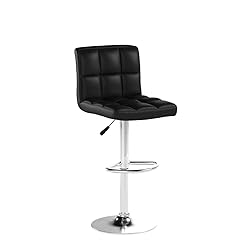 BestOffice Bar Stools Set of 2, Adjustable PU