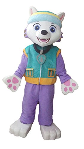 Best paw Patrol Costumes Everest Mascot Costume paw Patrol Mascot for Sale at arismascots