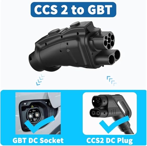 CCS2 to GBT Charging Adapter | Up to 300kW DC | for BYD, ID4/ID6, ROX, Leopard, VW ID, Avatar, Xiaomi, Zeeker & other Chinese EVs