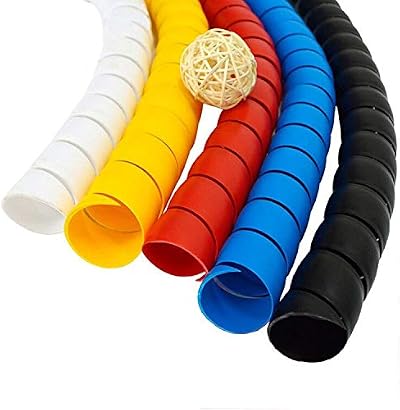 FUNZON 32.8ft Dog Cat Cord Protector Sleeve 10mm Wide Wire Guard Pet Chew