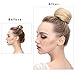 SARLA Black Brown Hair Bun Extension Updo Drawstring Ballet Buns Hair Pieces for Women Girls Lady Synthetic Donut Chignon