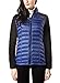 XPOSURZONE Women Mixed Media Down Soft Shell Fleece Jacket Lightweight Down Coat