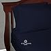 Cosy House Collection Everyday 1500 Series Bed Sheet Set - Ultra Soft & Cool Hotel Bedding - Deep Pocket - Wrinkle, Stain and Fade Resistant - 4 Piece Set (Queen, Navy Blue)