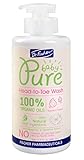 Pure Baby Shampoo and Body Wash by Dr. Fischer with 100% Organic Oils & 97% Natural Origin Ingredients for Sensitive Skin Care of Newborns Toddlers and Adults - head to toe (13.5 Oz)