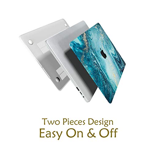 Laptop Case,MacBook Case Marble Hard Case Shell & Keyboard Cover & Screen Protector Only Compatible MacBook Pro 15 Inch with Retina Display(A1398) - Thumbnail 6