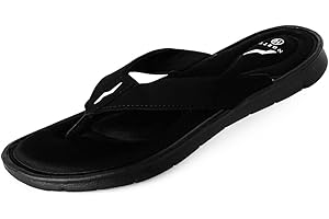 NORTY - Womens Memory Foam Footbed Sandals - Beach, Pool, Shower - Runs 1 Size Small