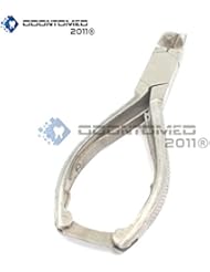 OdontoMed2011 NAIL CLIPPERS CUTTER TRIMMER NIPPER WITH SAFETY LOCK, STAINLESS STEEL, SILVER ODM