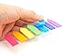 PrettyFNT 4 Sets Sticky Flag Notes, Neon Page Markers Colored Index Tabs, Fluorescent Sticky Note Flags for Page Marker, 7 Colors 560pcs