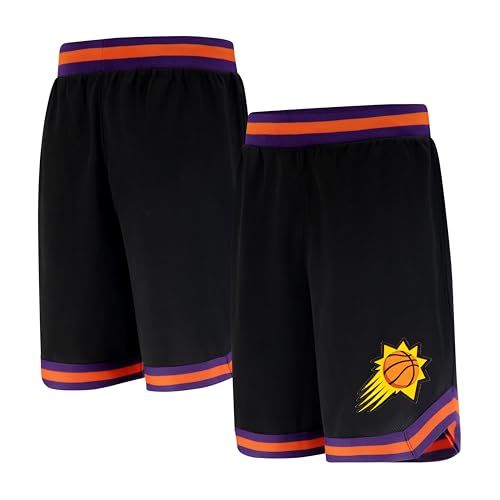 Ultra Game NBA Phoenix Suns Mens Woven Basketball Shorts, Team Color, XX-Large