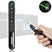 Norwii N76 Rechargeable Presentation clicker with Pointer, Long Range Presentation Remote, Wireless Presenter for PowerPoint Presentations, Slide Control (Black with Green Light)