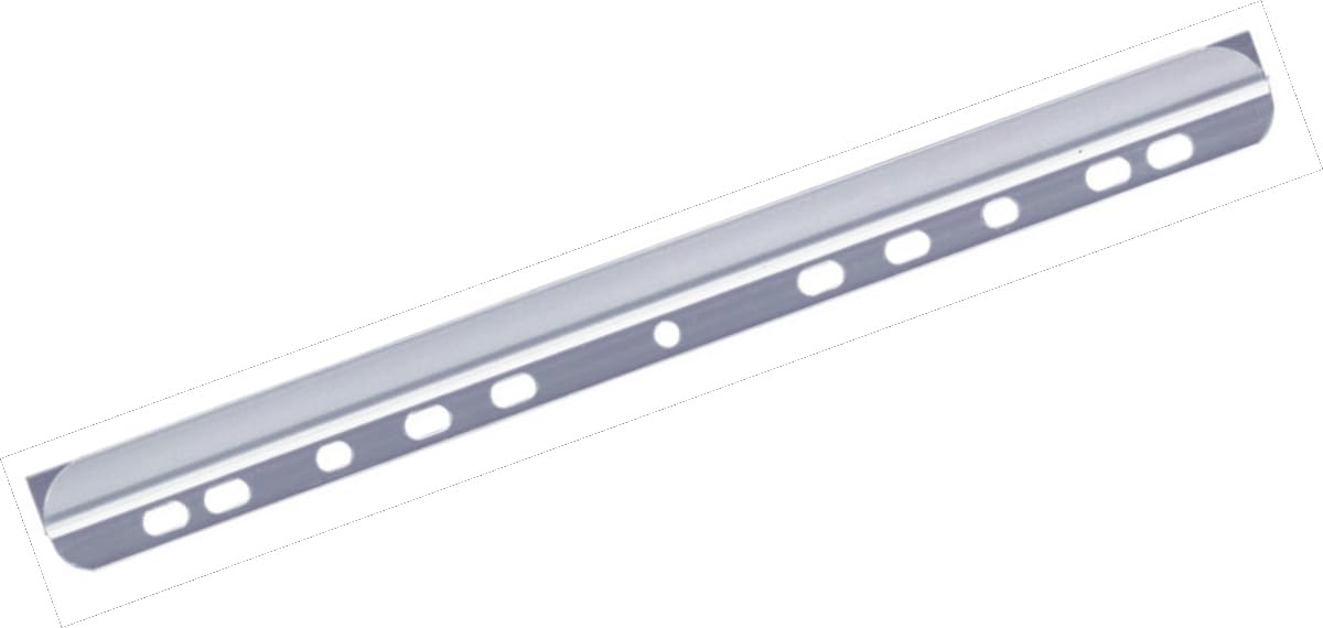 Durable 290419 Spine Bar with Filing Strip for Approximately 60 Sheets Pack of 50 Transparent
