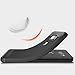 Dretal for LG V35 ThinQ Case, Carbon Fiber Shock Resistant Brushed Texture Soft TPU Phone case Anti-Fingerprint Flexible Full-Body Protective Cover for LG V35 ThinQ (Black)