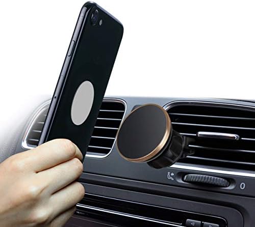 Magnetic Car Phone Mount Universal Air Vent Magnetic Phone Car Mounts Holder Car Cell Phone Mount Holder Compatible Samsung Galaxy S9 S8 S7 S6, LG, Note 8 5 4 Tablet (Black)
