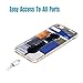 iPhone 8 Case Cool,iPhone 7 Case Cute,ChiChiC [Orignal Series] Anti-Scratch Slim Flexible Soft TPU Rubber Cases Cover for Apple iPhone 7 8 4.7 Inch,Vintage black blue payphone funny