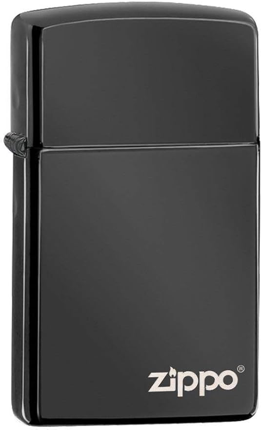 Zippo Ebony Slim Logo Mechero, Metal, Verde, 3.5x1x5.5 cm: Amazon.es: Hogar