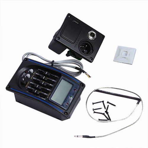 Kmise Acoustic Guitar 5 Band EQ Equalizer LCD Tuner Pickup - Thumbnail 4