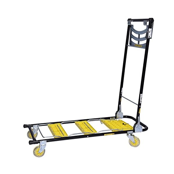 Ivation 4 in 1 Hand Truck, Moving Trolley, Step Ladder, Furniture Dolly, Hand Truck Mode Carries