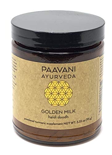 PAAVANI Ayurveda Golden Milk - Organic Turmeric and Ashwagandha Blend, 38 Servings PAAVANI Ayurveda Golden Milk - Organic Turmeric and Ashwagandha Blend, 38 Servings
