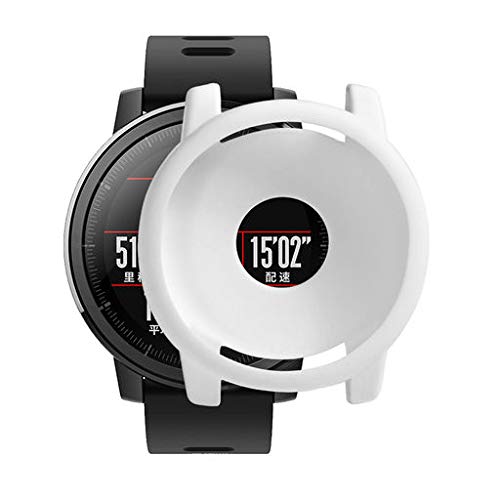 Lyperkin Huami Amazfit Stratos 2/2S Watch Case, Anti-Shock Soft TPU Protection Silicone Full Case Cover Replacement Protect Case Cover Compatible with Huami Amazfit Stratos 2/2S Watch Case